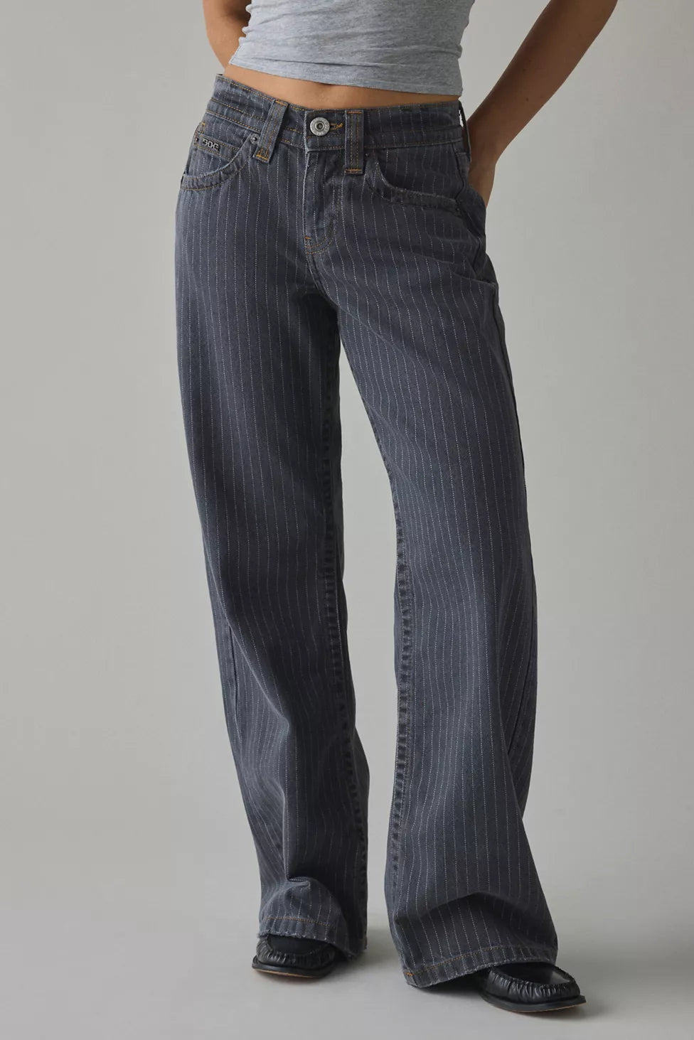 Kayla | Striped Jeans