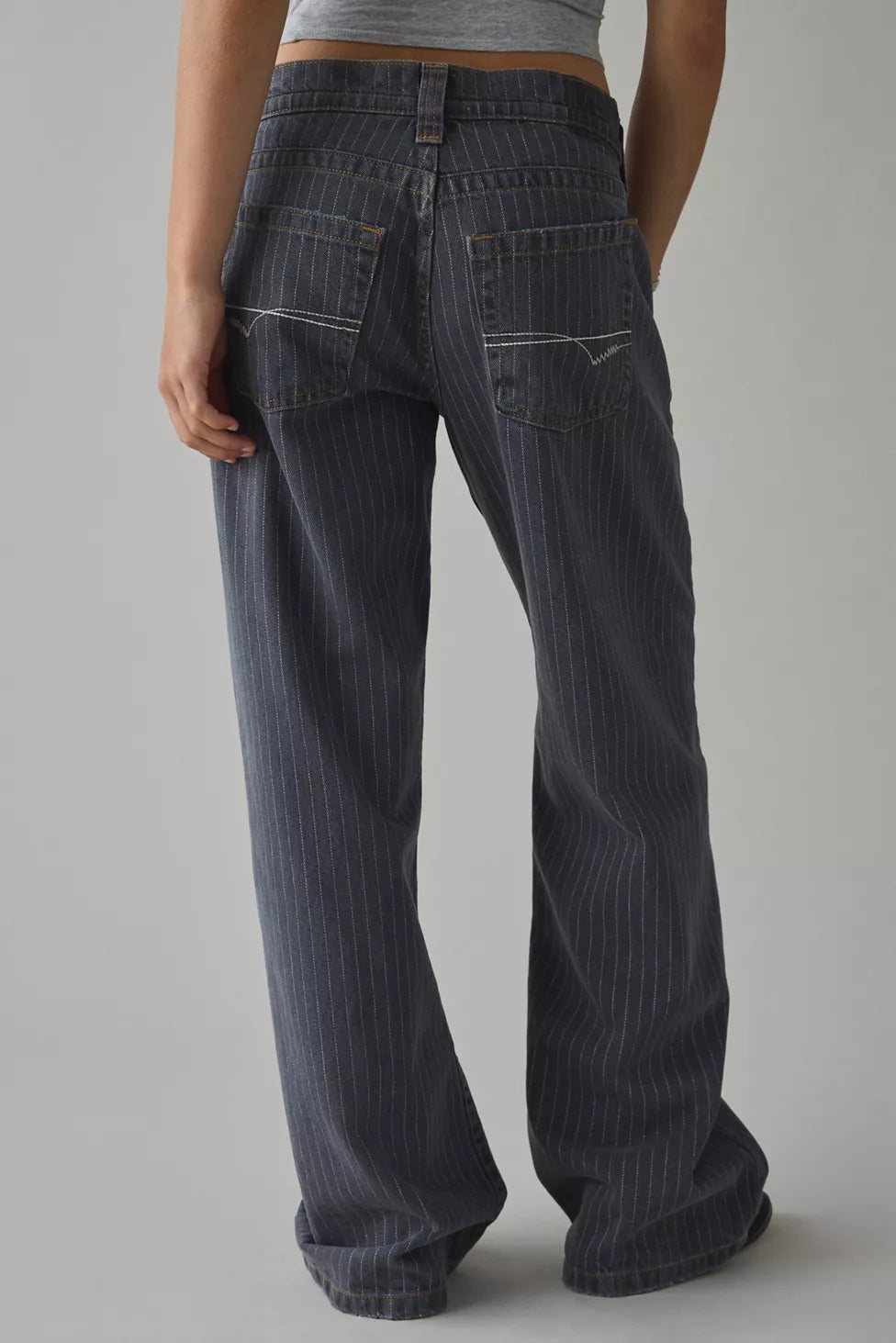 Kayla | Striped Jeans