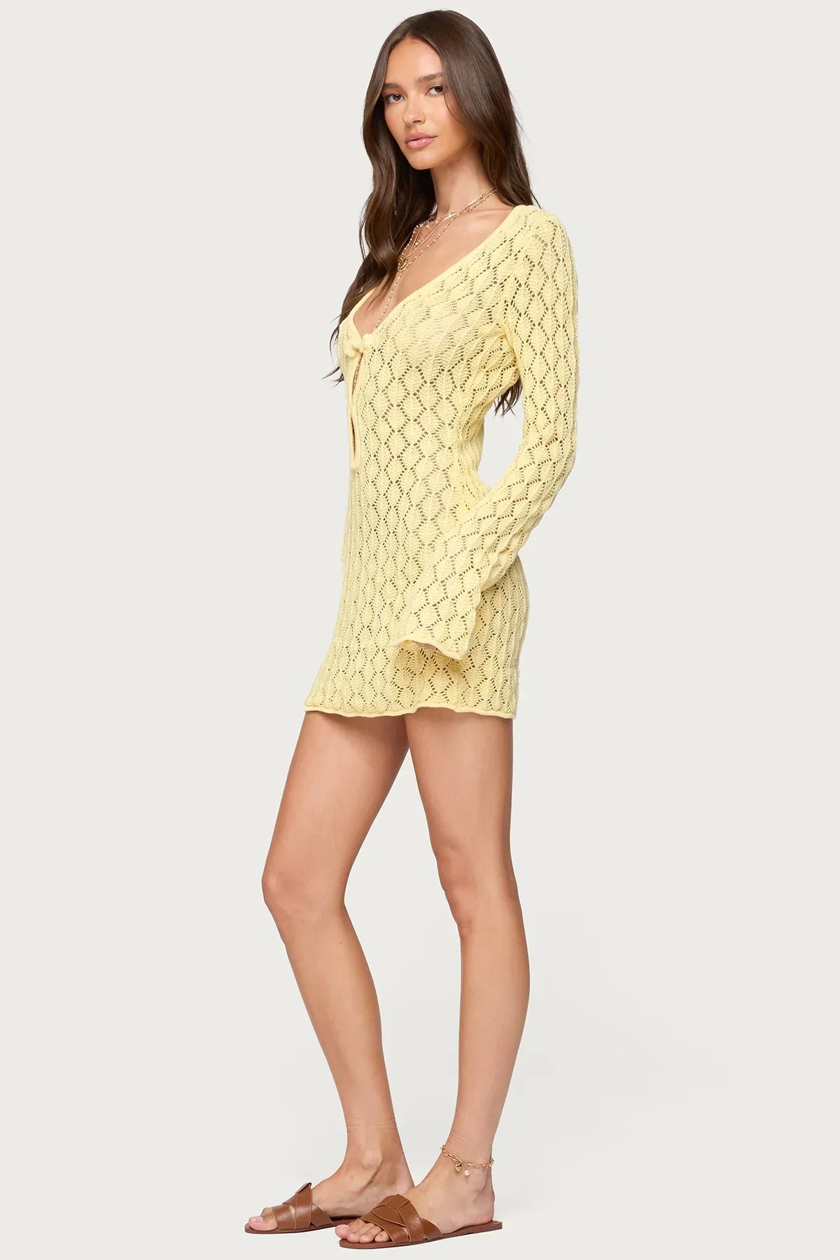 Mare Crochet Mini Dress