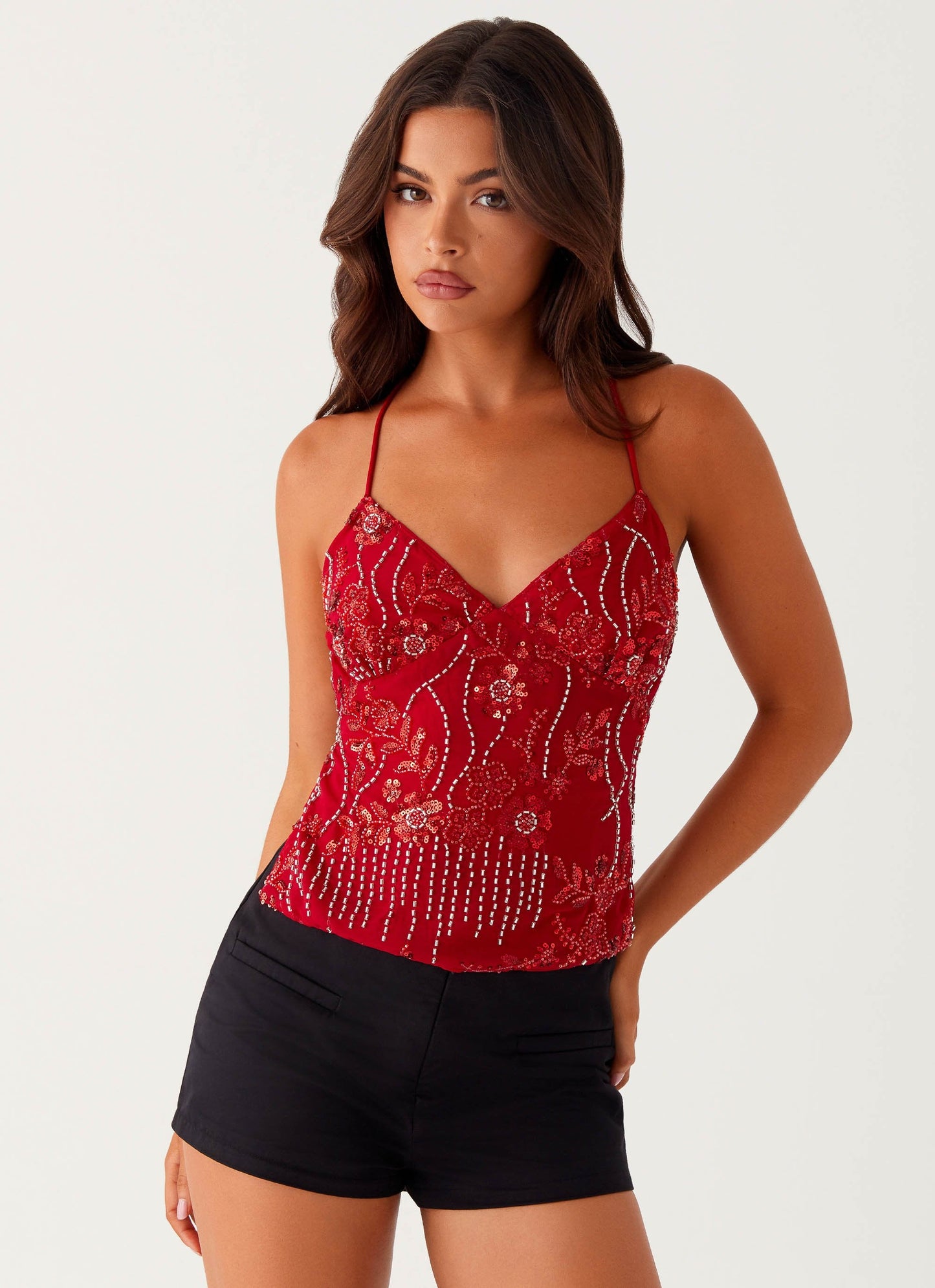 Nora Sequin Top