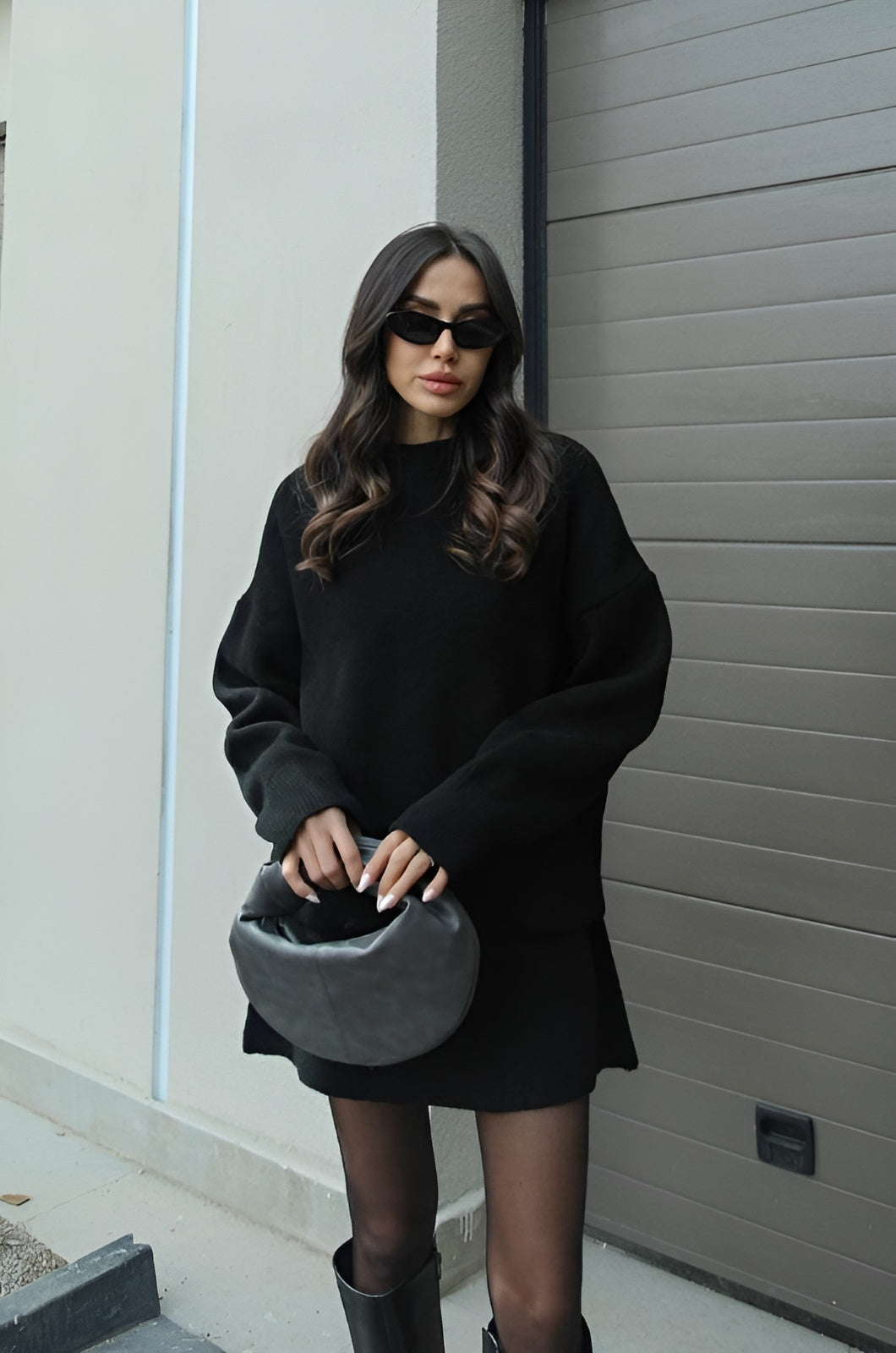 Violet Knit Set
