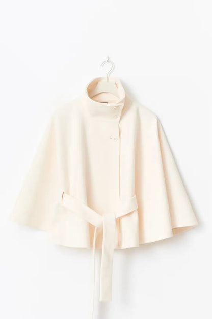 Elsie | Belt Cape Jacket