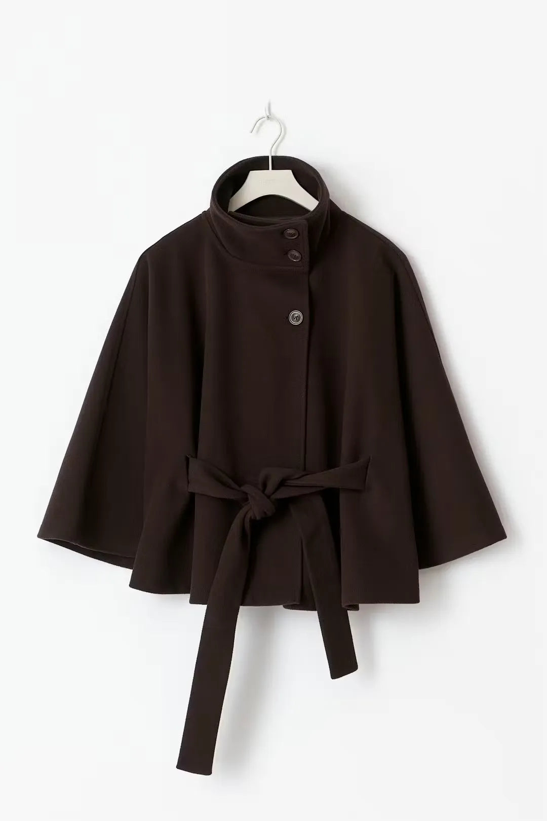 Elsie | Belt Cape Jacket