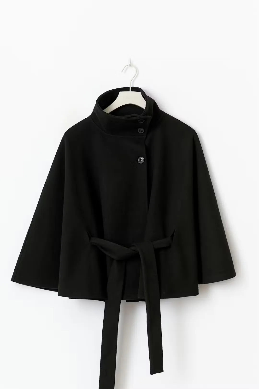 Elsie | Belt Cape Jacket