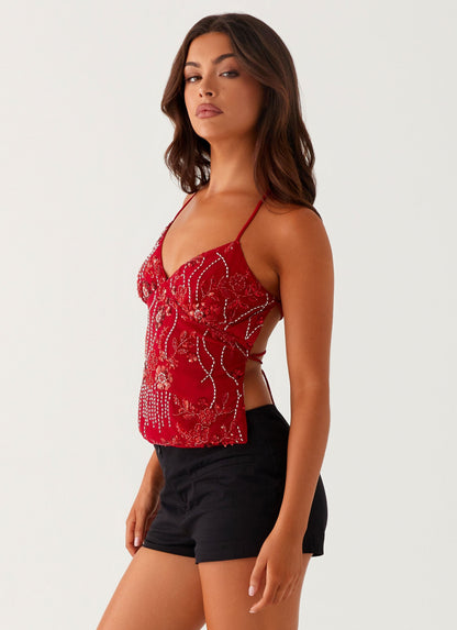 Nora Sequin Top