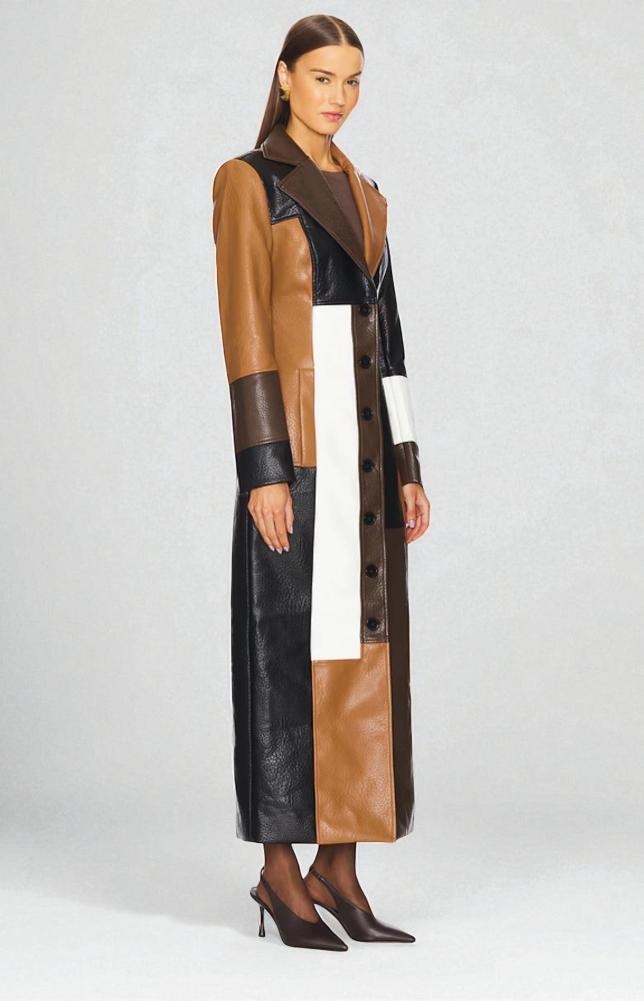 Rosaline Leather Coat