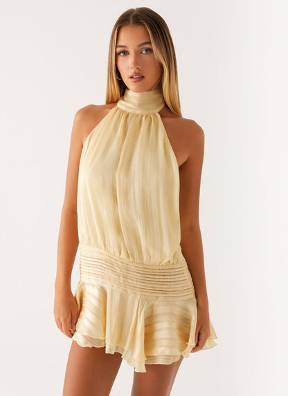 Sofia Chiffon Mini Dress