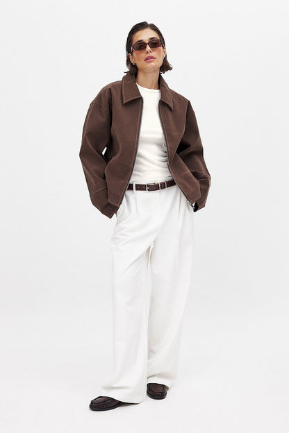 Ava Faux Suede Jacket