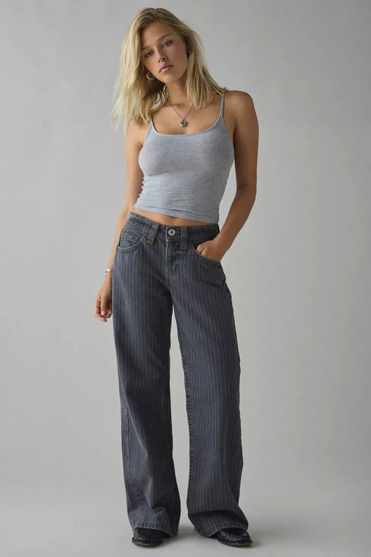 Kayla | Striped Jeans